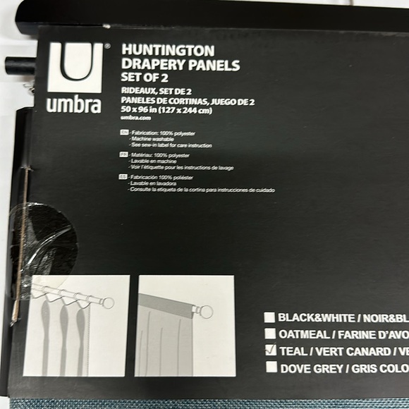 Set of two drapery panels. New and never been used. - Picture 8 of 10